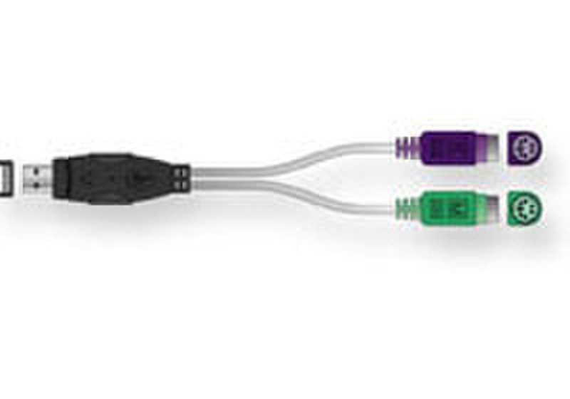 Chip PC CPN01487 USB 2xPS/2 Белый кабельный разъем/переходник