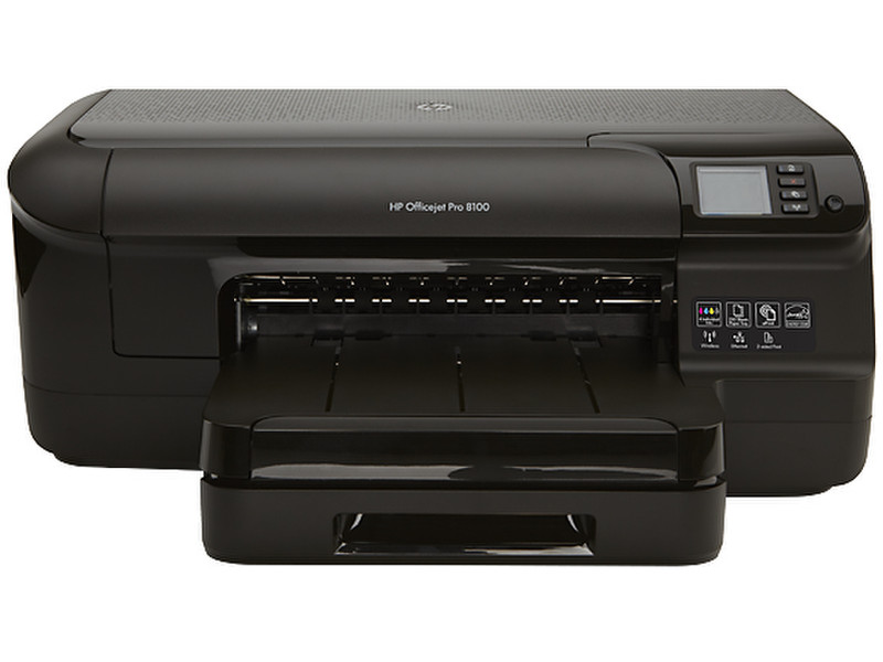 HP Officejet Pro 8100 ePrinter Цвет 4800 x 1200dpi A4 Wi-Fi Черный струйный принтер