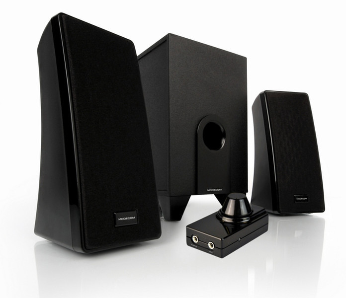 Modecom MC-S2 2.1 10W Black speaker set