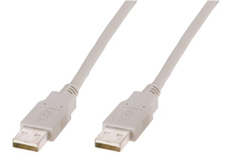 ASSMANN Electronic AK 670-1 1м USB A USB A Бежевый кабель USB