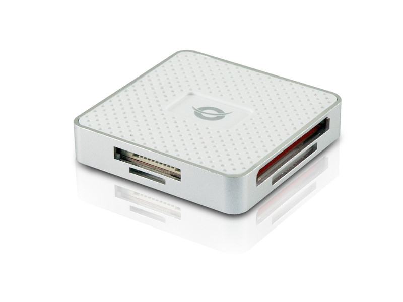 Conceptronic CMULTIRWU3 USB 3.0 Cеребряный, Белый устройство для чтения карт флэш-памяти