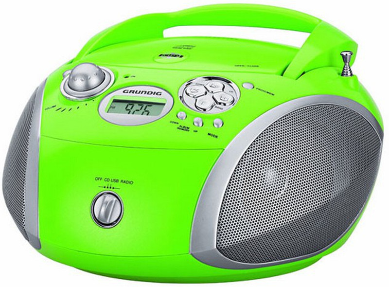 Grundig RCD 1440 MP3 Grün Цифровой 3Вт Зеленый CD радио