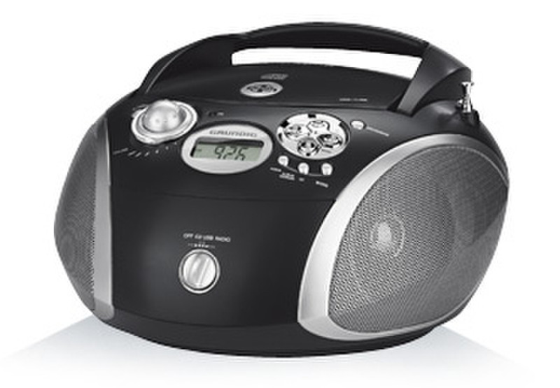Grundig RCD 1440 Цифровой 3Вт Черный, Cеребряный CD радио