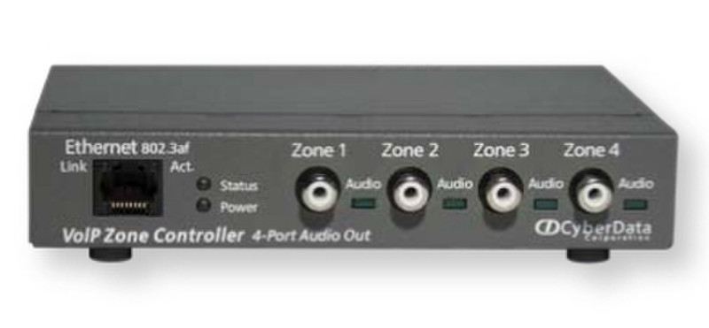 CyberData Systems 011171 AV repeater Grau Audio-/Video-Leistungsverstärker