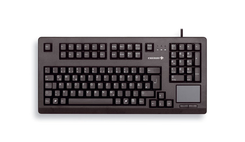 Cherry TouchBoard G80-11900 USB QWERTY Американский английский Черный клавиатура