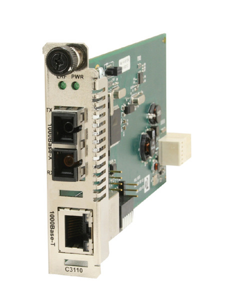 Transition Networks C3110-1013 Internal 1000Mbit/s 850nm Multi-mode network media converter