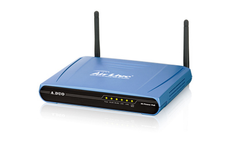 AirLive A.Duo Fast Ethernet Black,Blue