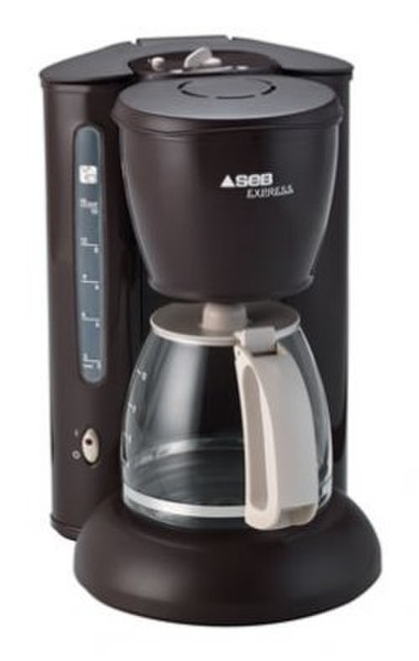 SEB CM4108 Drip coffee maker 1.25L 15cups Chocolate coffee maker