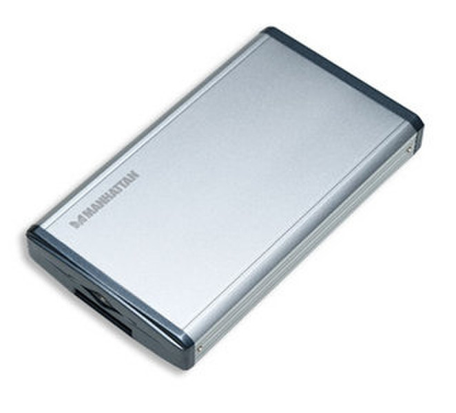 Manhattan 702911 2.5" USB powered Silver storage enclosure