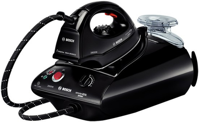 Bosch TDS2569GB 1400W 0.8L Palladium soleplate Black steam ironing station