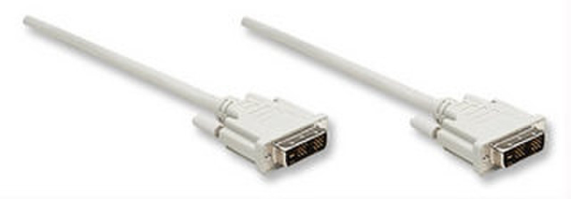 Manhattan 4.5m DVI-A/D Single Link 4.5m DVI-A DVI-D Beige DVI cable
