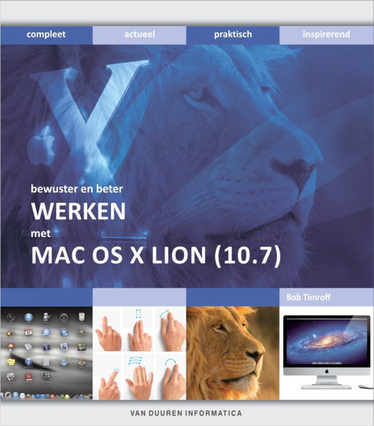 Van Duuren Media Bewuster & beter werken met Mac OS X 10.7 (Lion) 304pages Dutch software manual