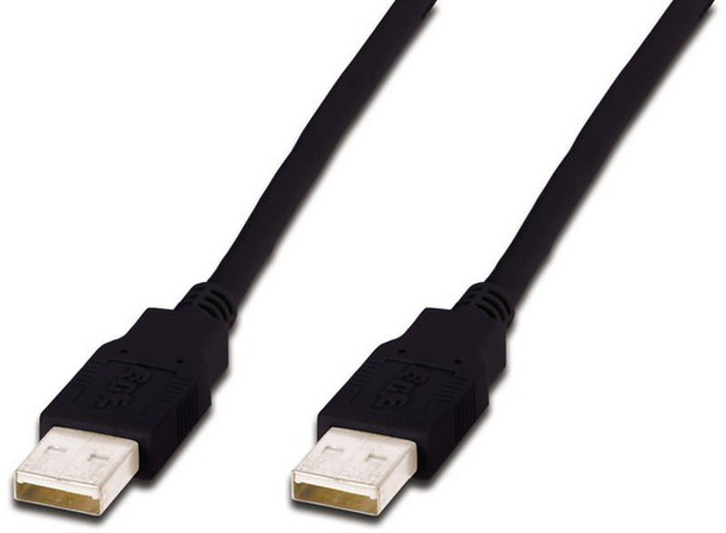 ASSMANN Electronic AK-300100-050-S 5m USB A USB A Black USB cable