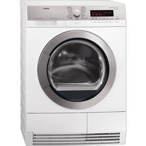 AEG T86589IH freestanding Front-load 8kg A White tumble dryer