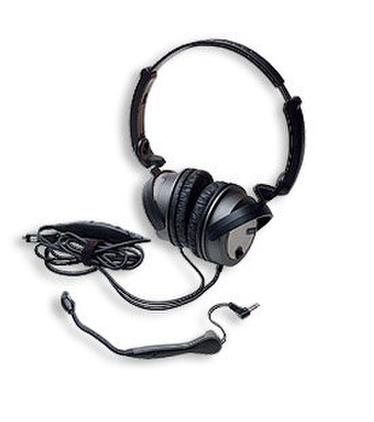 Manhattan 173735 Binaural Head-band Black headset