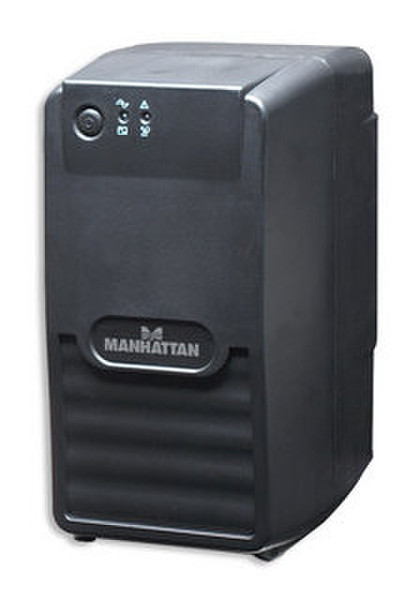 Manhattan Line Interactive UPS 600VA 6AC outlet(s) Kompakt Schwarz Unterbrechungsfreie Stromversorgung (UPS)