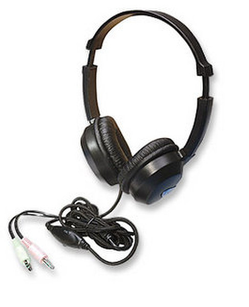 Manhattan 175012 Binaural Head-band Black headset