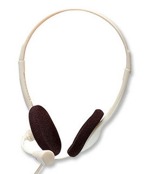 Manhattan 164436 Binaural Ohrbügel Weiß Headset