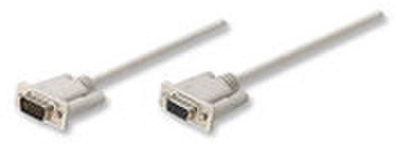 Manhattan VGA Monitor Cable, 3m 3m VGA (D-Sub) VGA (D-Sub) Grey