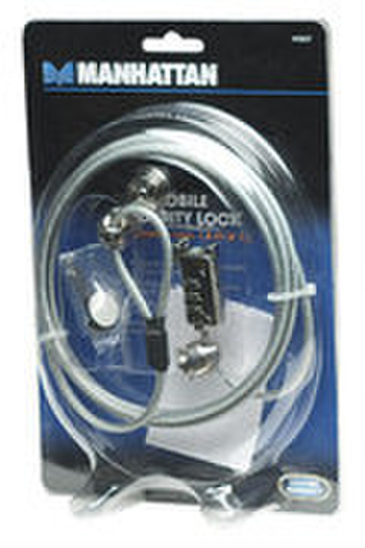 Manhattan Mobile Security Lock 1.8m Stainless steel cable lock