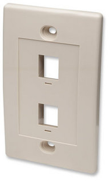 Intellinet 162838 Ivory outlet box