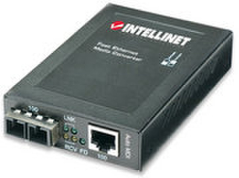 Intellinet Fast Ethernet Media Converter 100Мбит/с 1310нм Multi-mode сетевой медиа конвертор