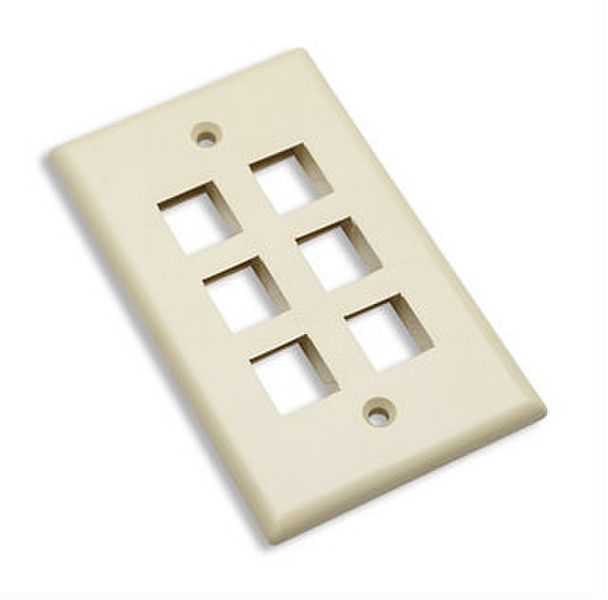Intellinet 162968 Ivory outlet box