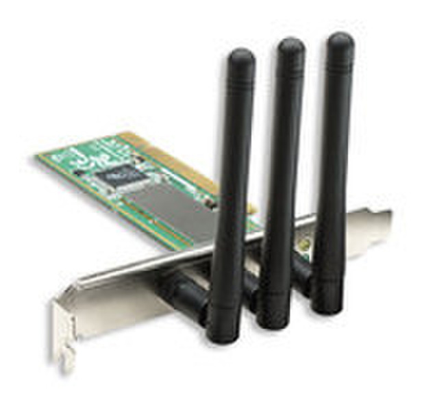 Intellinet MIMO Wireless Turbo G PCI Card Internal RF Wireless 54Mbit/s