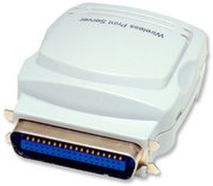 Intellinet Wireless B Print Server Беспроводная LAN Белый сервер печати