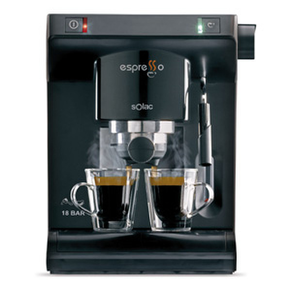 Solac CE4490 Espressomaschine 1.2l 2Tassen Schwarz Kaffeemaschine