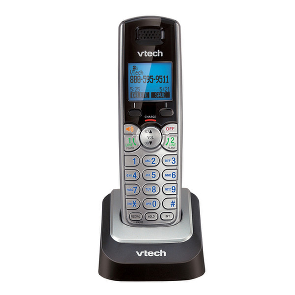 VTech DS6101 DECT Идентификация абонента (Caller ID) Черный, Cеребряный телефон