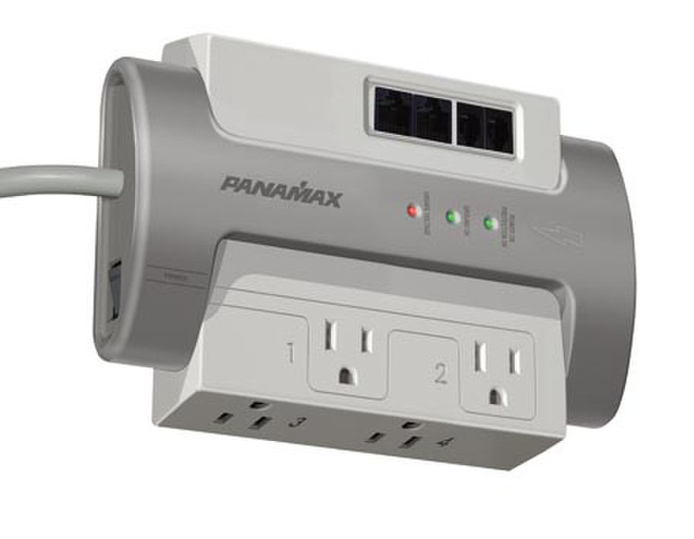 Panamax M4LT-EX 4розетка(и) 120В 2.4м Серый сетевой фильтр