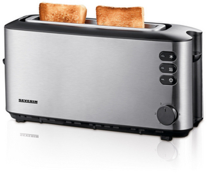 Severin AT 2515 2slice(s) 1000W Edelstahl Toaster