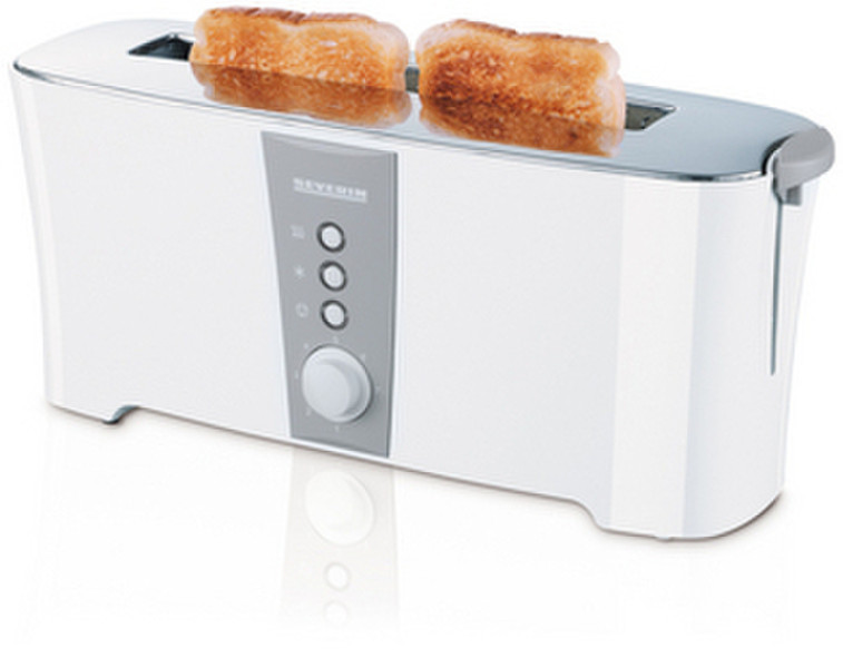 Severin AT 2517 2slice(s) 900W Grey,White toaster