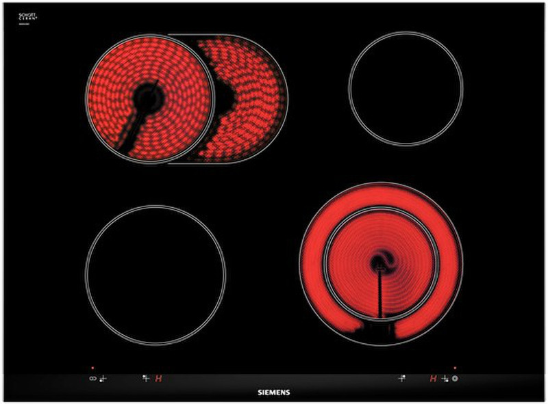 Siemens EF775CN11D Встроенный Ceramic hob Черный плита