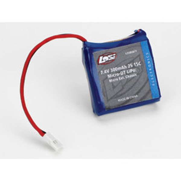 Losi LOSB0871 Lithium Polymer (LiPo) 300mAh 7.4V rechargeable battery
