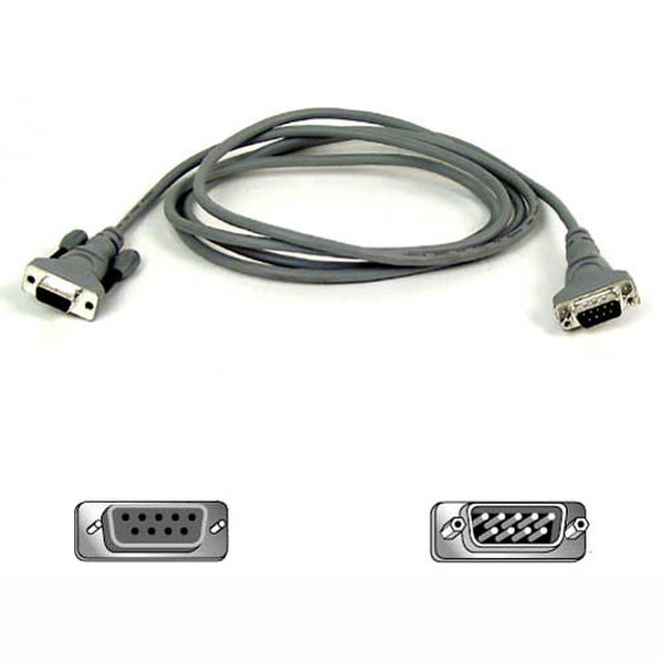Belkin Pro Series DB9 Serial Extension Cable - 1.8m