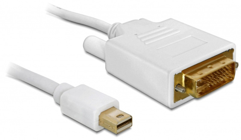 DeLOCK 82918 2m mini Displayport White video cable adapter