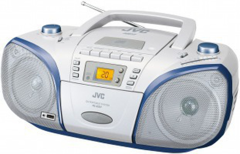 JVC RC-EZ57WE Цифровой 4Вт Белый CD радио