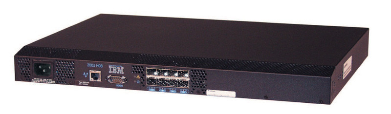 IBM TotalStorage SAN Fabric Switch Model H08 gemanaged