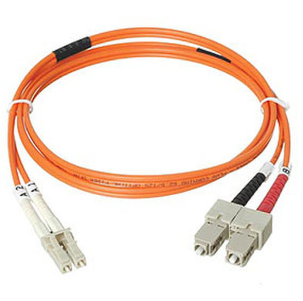 Axiom LCSCMD6O-1M-AX 1m LC SC Orange fiber optic cable