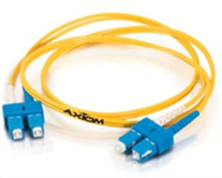 Axiom LCSCSD9Y-2M-AX 2м LC SC Желтый оптиковолоконный кабель