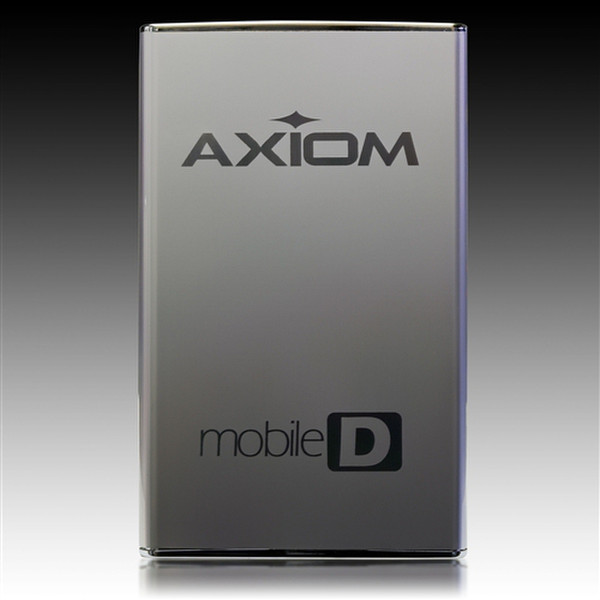 Axiom USBHD25S/1TB-AX 2.0 1024GB Aluminium Externe Festplatte
