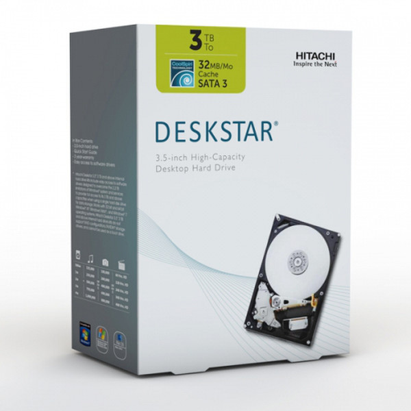 HGST Deskstar 3TB 3.5" SATA 3000ГБ Serial ATA III