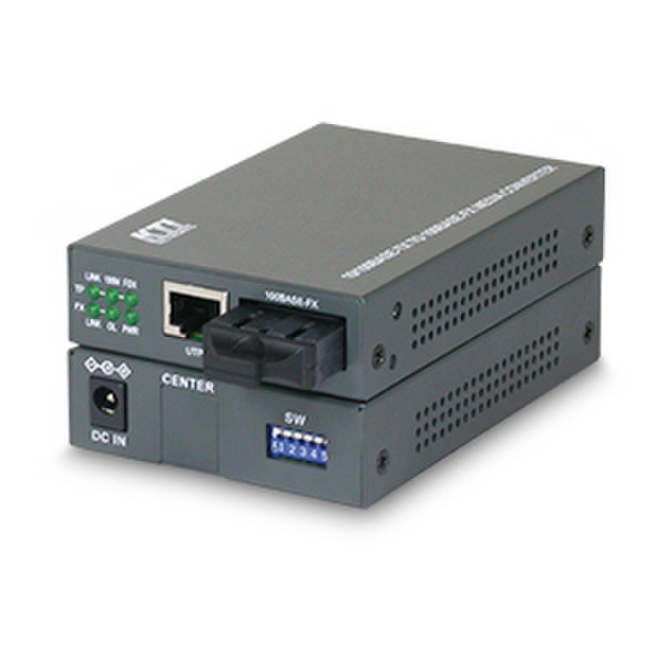 KTI Networks KC-300D-SL2A 100Mbit/s Multi-Modus, Einzelmodus Netzwerk Medienkonverter