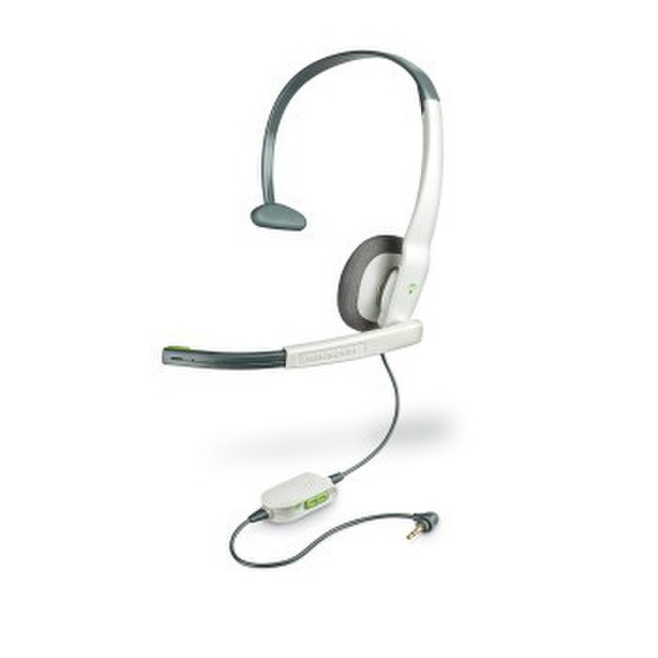 Plantronics Gamecom X10 Monophon Kopfband Weiß Headset