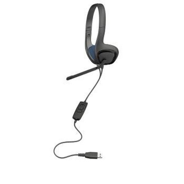 Plantronics 626 USB Стереофонический Оголовье Черный гарнитура