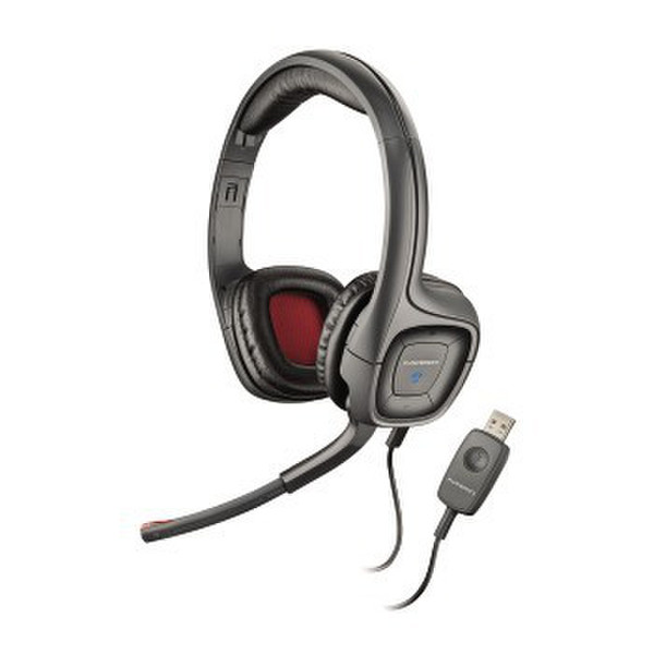 Plantronics 655 USB Стереофонический Оголовье Черный гарнитура