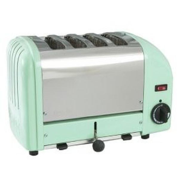 Dualit 4 slot NewGen 4slice(s) 2200W Green,Stainless steel