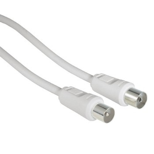 Hama 75042960 1m White coaxial cable